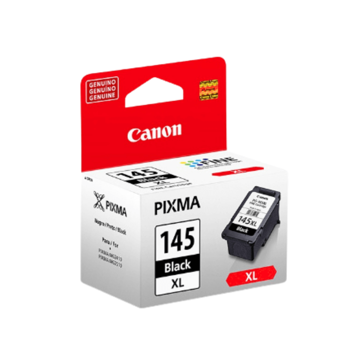 Cartucho de Tinta Canon PG-145 XL Preto - Original