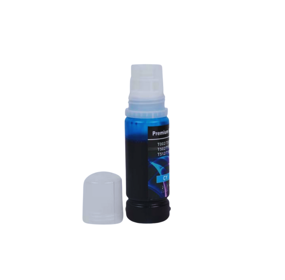 Refil de Tinta Compatível Lotus T504 T544 Cyan p/ Epson 70ml Corante