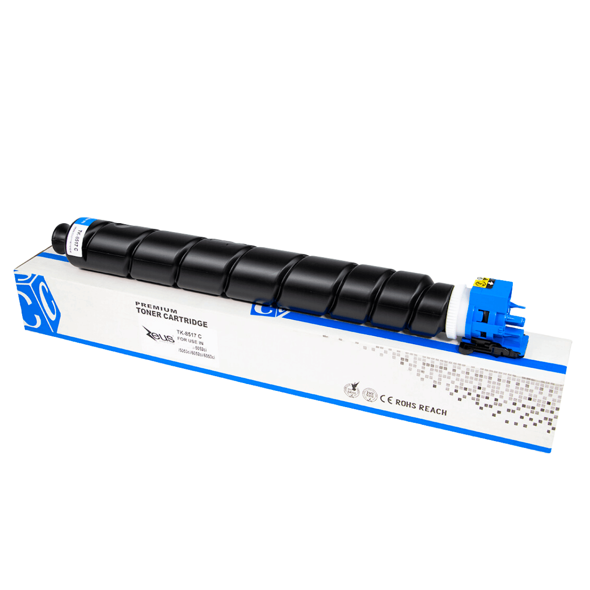 Cartucho de Toner P/ Kyocera Tk8517, Ciano, C/ Chip, 20K - Zeus