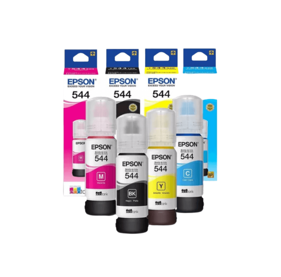 Kit Refil Tinta Epson T544 Original L3110 L3150 - Epson