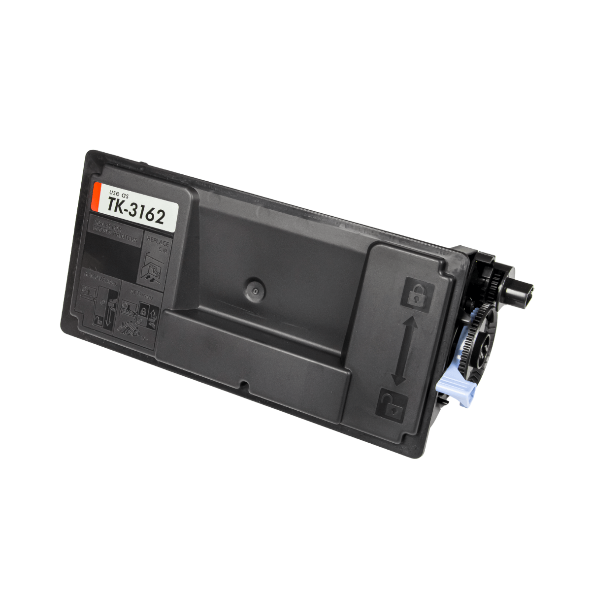 Cartucho de Toner Integral Compatível Tk3162 p/ Kyocera Com Chip - 12.5K
