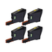 Kit 4 Toners Compatíveis Zeus TK1122 P/ Kyocera C/ Chip - 3K