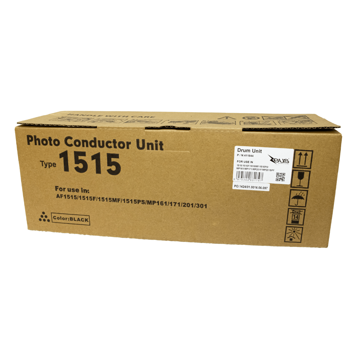 Unidade de Imagem Para Ricoh AF1515 MP301 MP201 MP171 - Zeus