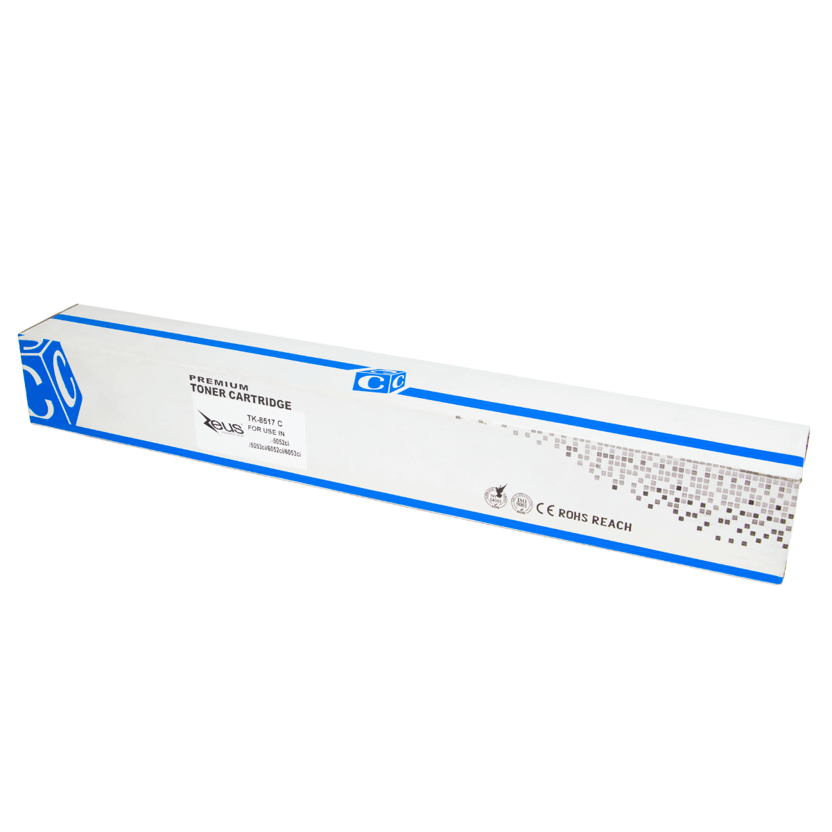 Cartucho de Toner P/ Kyocera Tk8517, Ciano, C/ Chip, 20K - Zeus