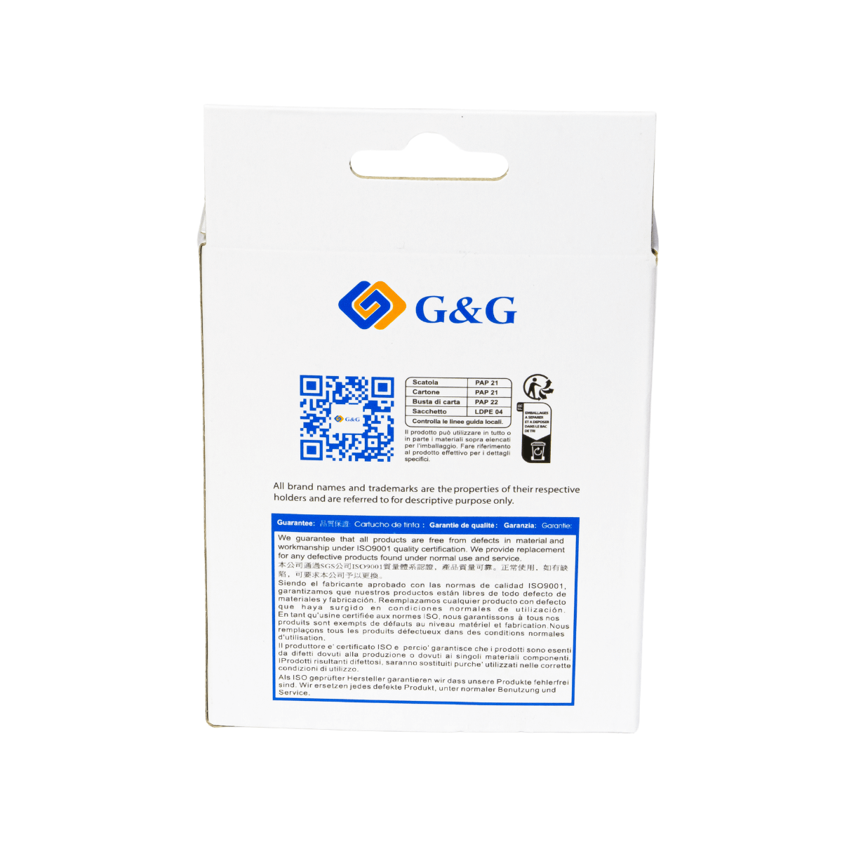 Cartucho de Tinta PGI-2100XL P/ Canon MB5310 MB5410 Preto C/ Chip 2.5K 74,6ml - G&G