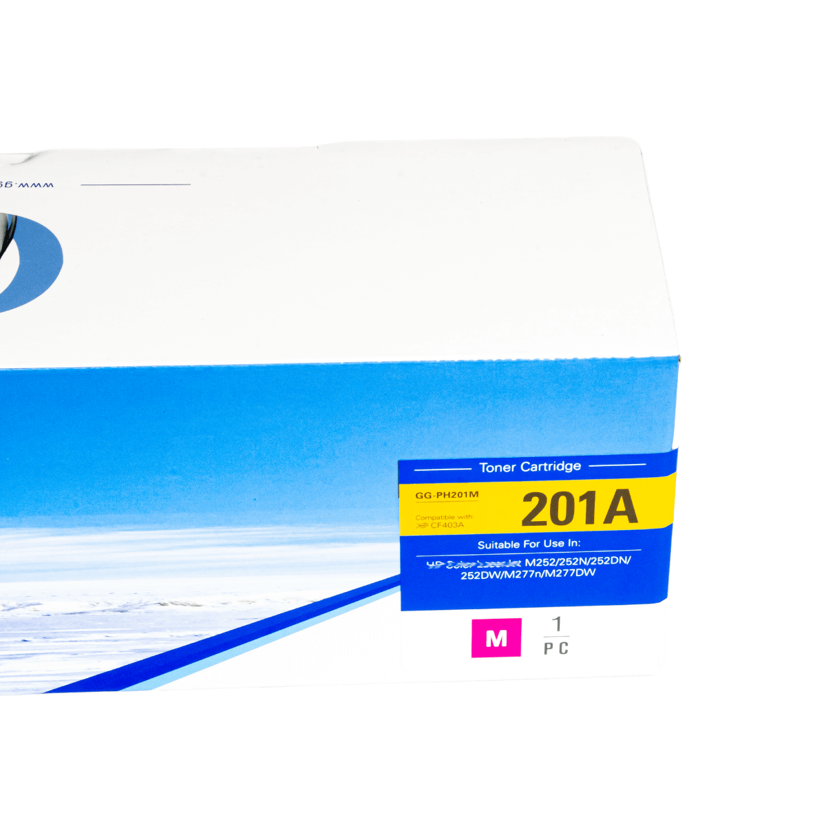 Cartucho de Toner P/ Canon MF644 HP CF403A CF503A Magenta C/ Chip 1.4K - G&G