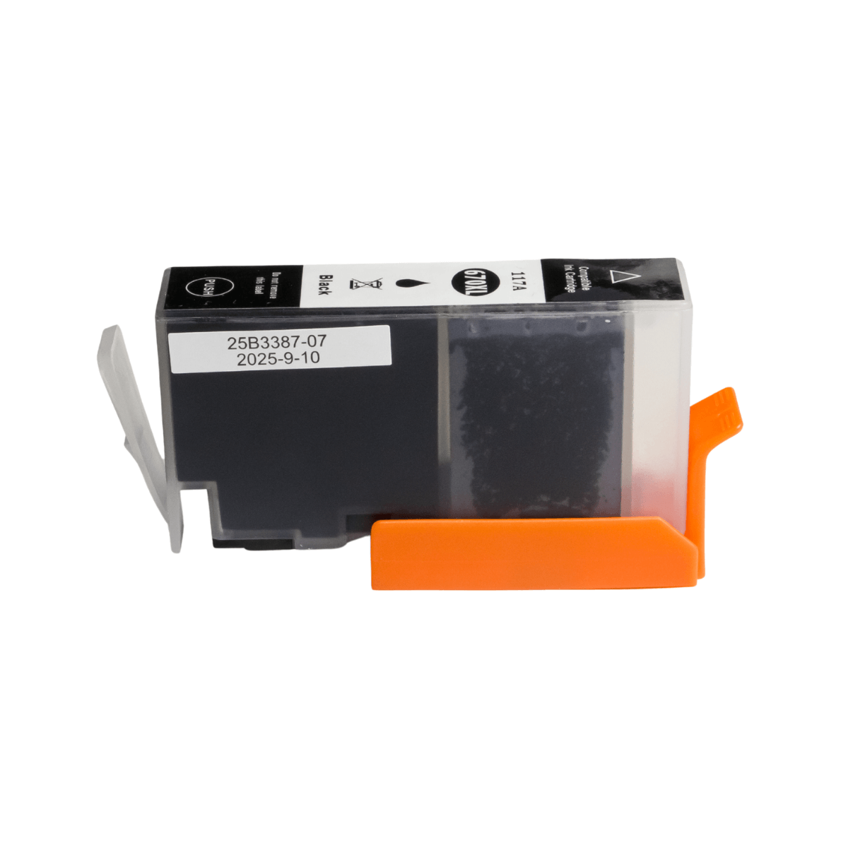 Cartucho de Tinta P/ HP 670XL CZ117A Preta C/ Chip 21ml - X-Full