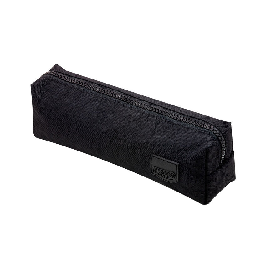 Estojo Nylon Preto com 1 Ziper - BRW