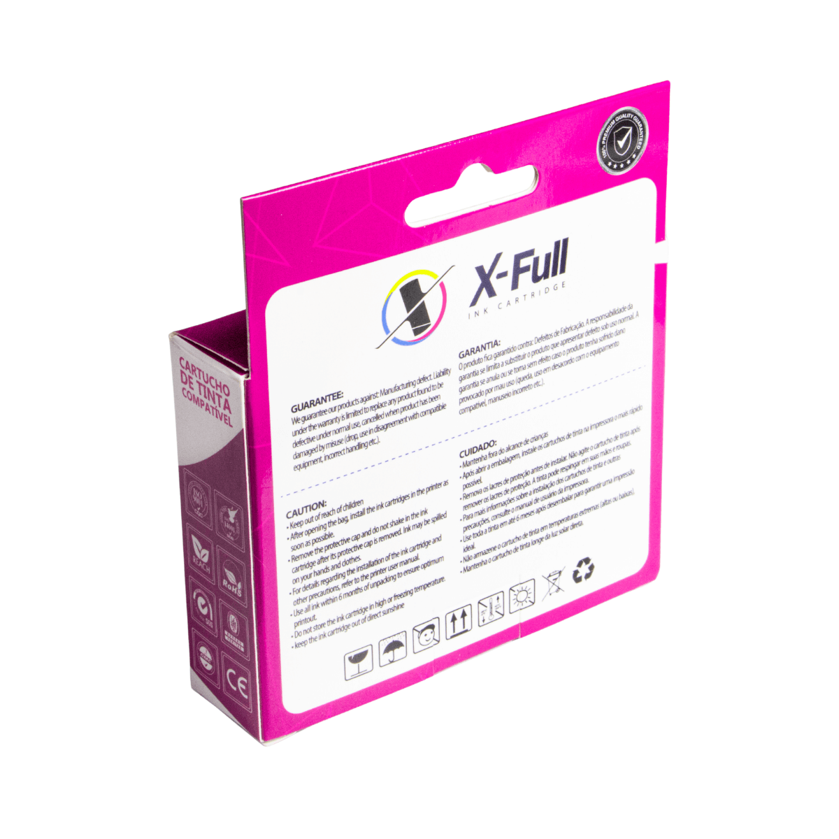 Cartucho de Tinta P/ Epson 1333 TX123 TX135 Magenta C/ Chip 10ml - X-Full
