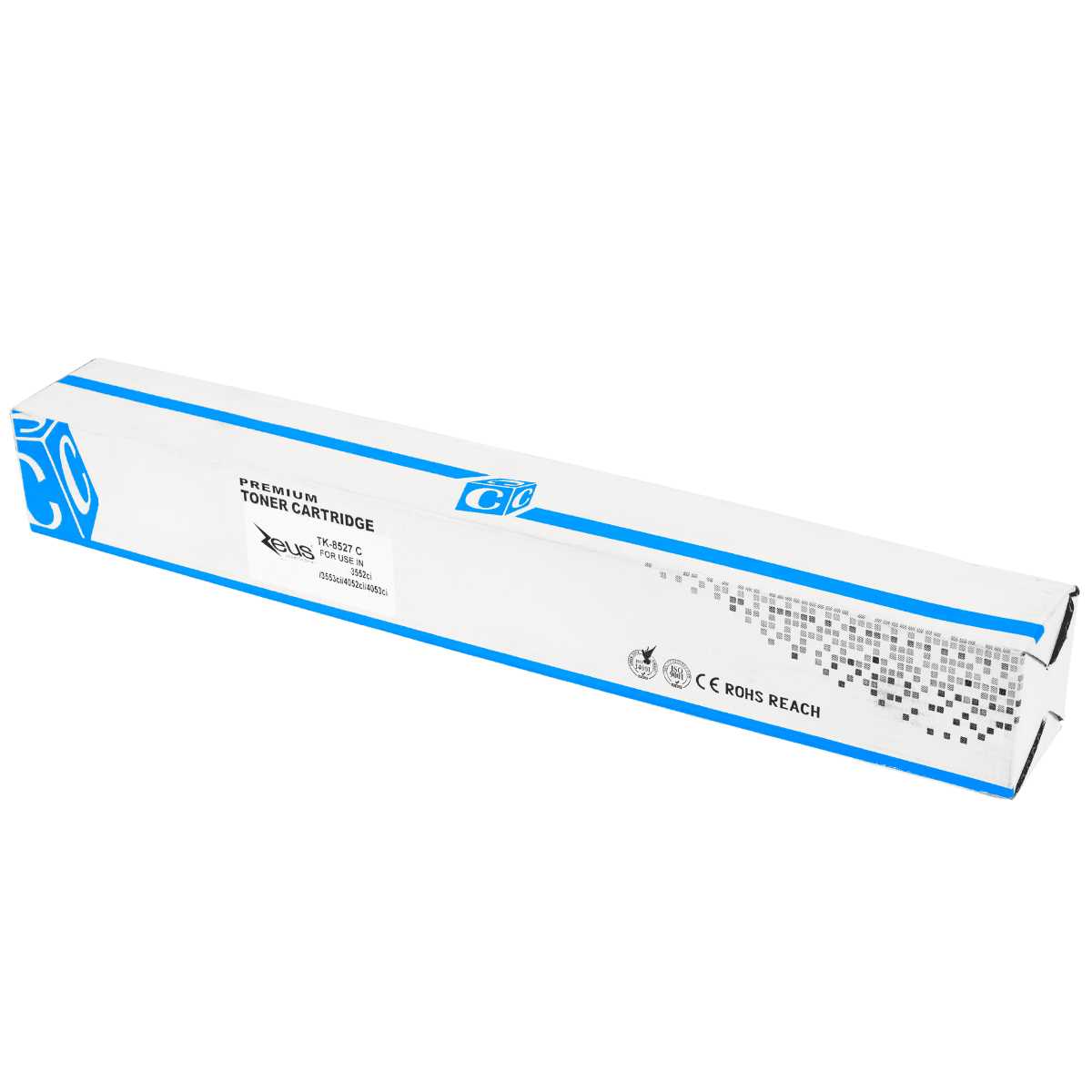 Cartucho de Toner P/ Kyocera Tk8527, Ciano, C/ Chip, 15K - Zeus