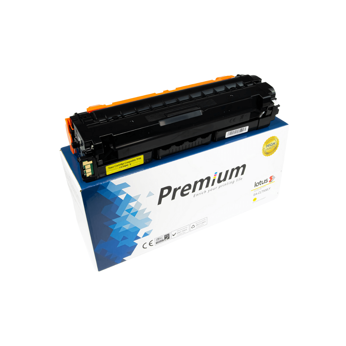 Cartucho de Toner P/ Samsung CLT506 Amarelo C/ Chip 3.5K - Lotus