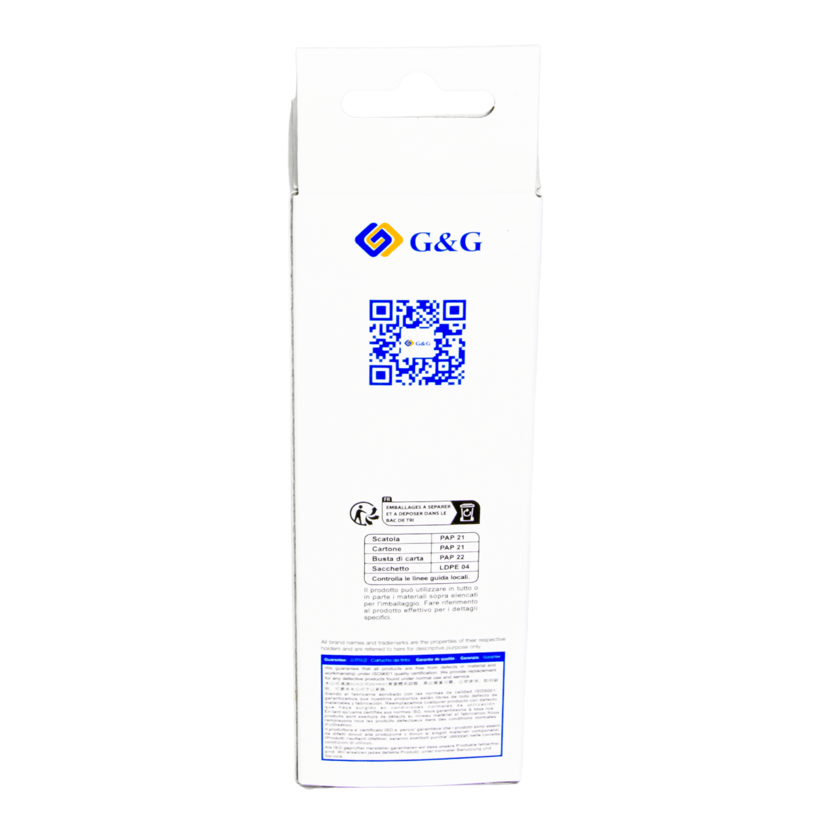 Refil de Tinta P/ Canon GI-190 Megatank Ciano 7K 70ml - G&G