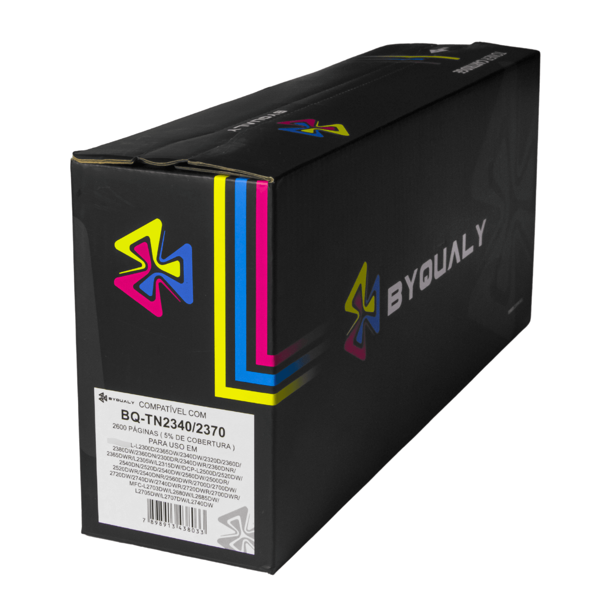 Cartucho de Toner P/ Brother TN2340 TN2370 TN660 TN630 Universal 2.6K - Byqualy