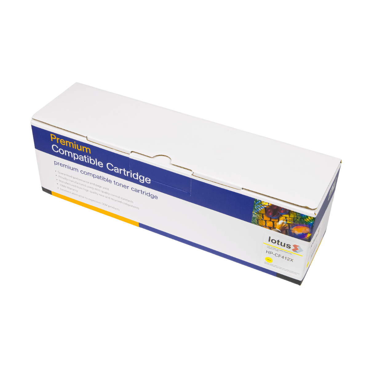 Cartucho de Toner P/ HP CF412X M452 Amarelo C/ Chip 5K - Lotus
