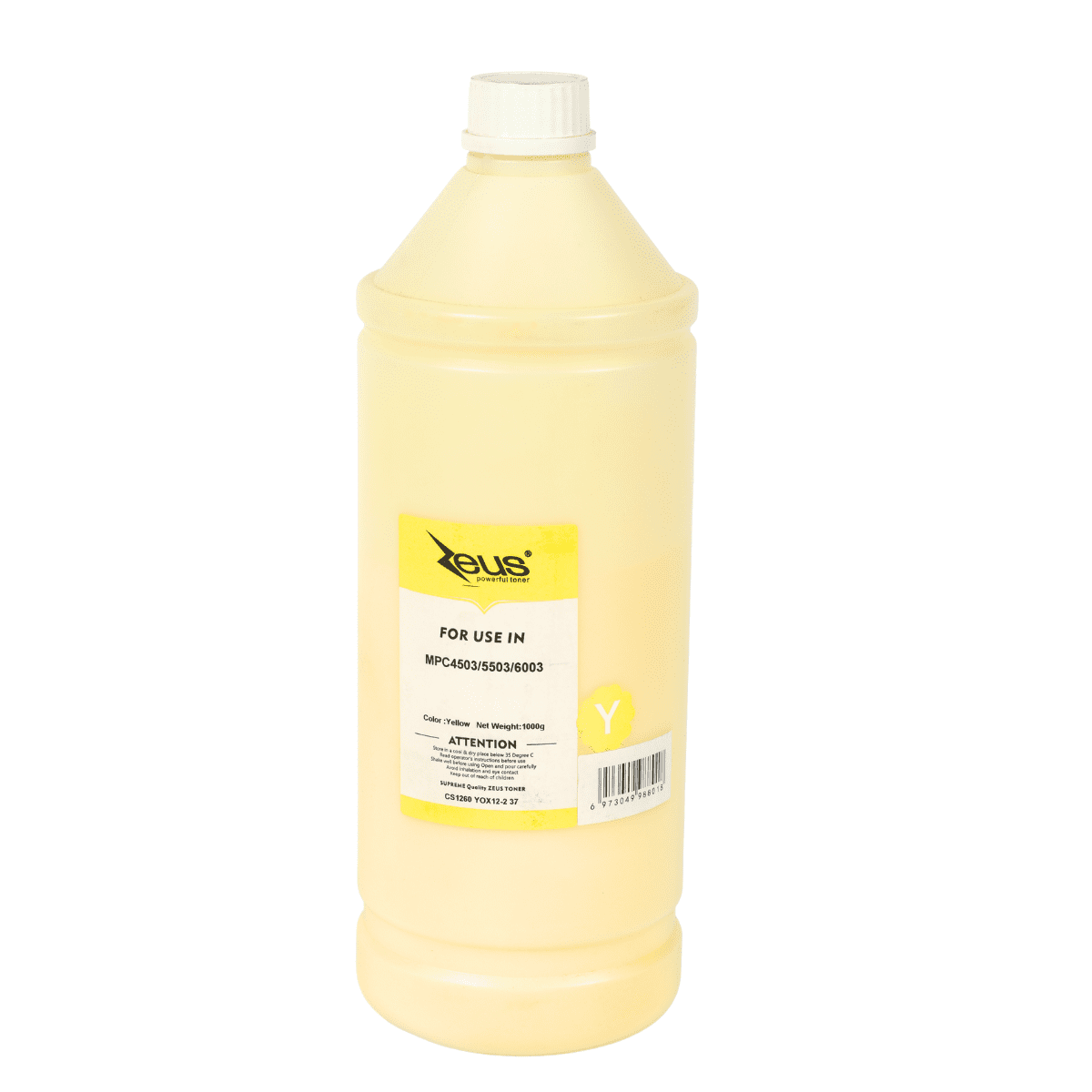 Kit 4x Refil de Toner P/ Ricoh MP C4503 C6003 CMYK 1Kg - Zeus