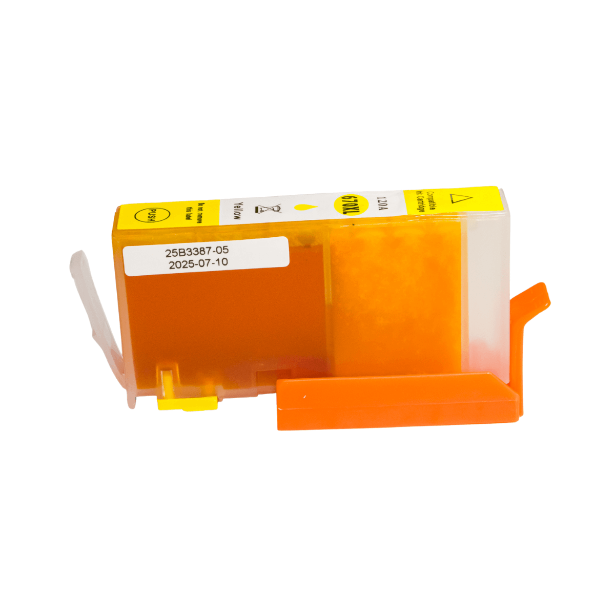 Cartucho de Tinta P/ HP 670XL CZ120A Amarelo C/ Chip 14.5ml - X-Full