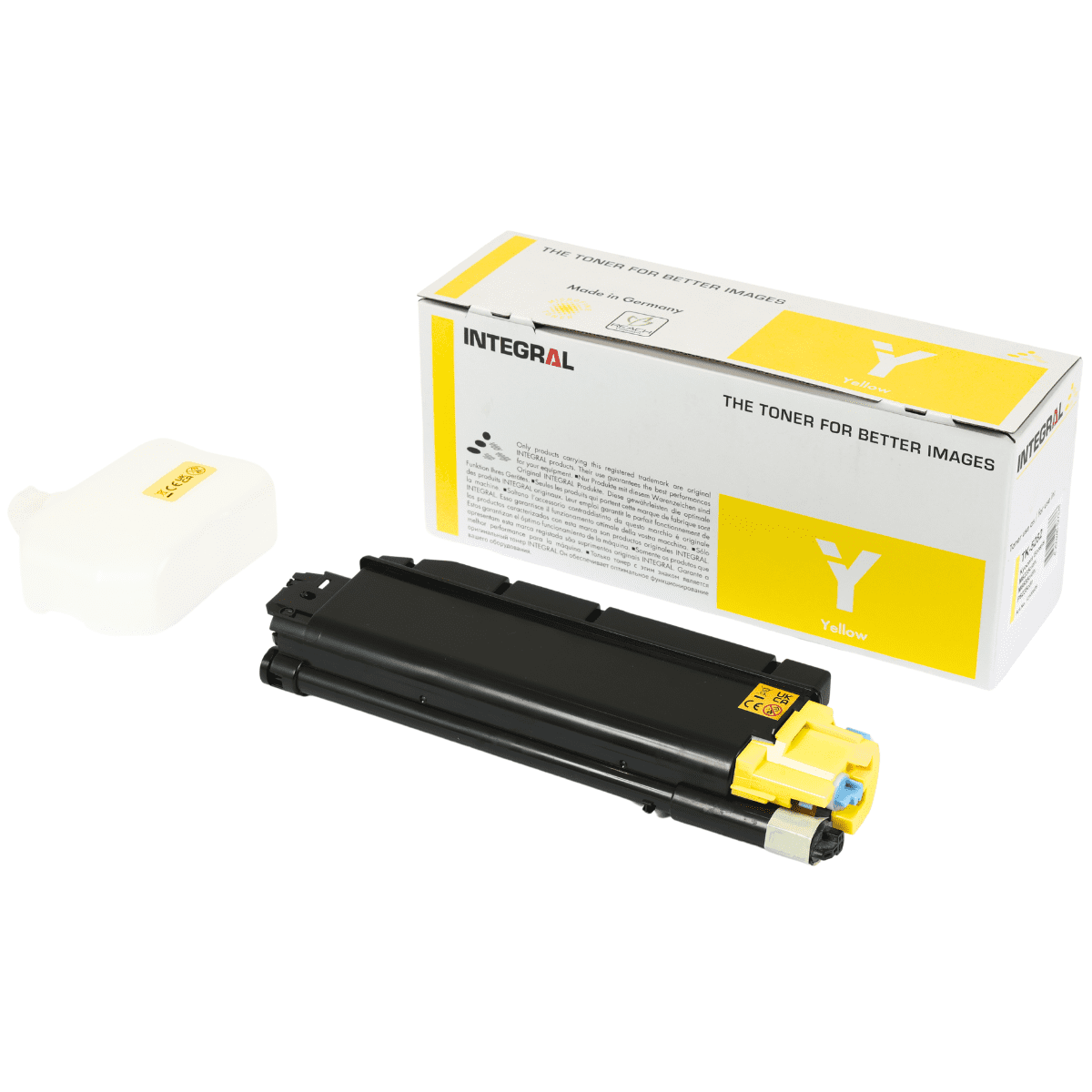 Cartucho de Toner P/ Kyocera TK5282 Amarelo, C/ Chip, 11K - Integral