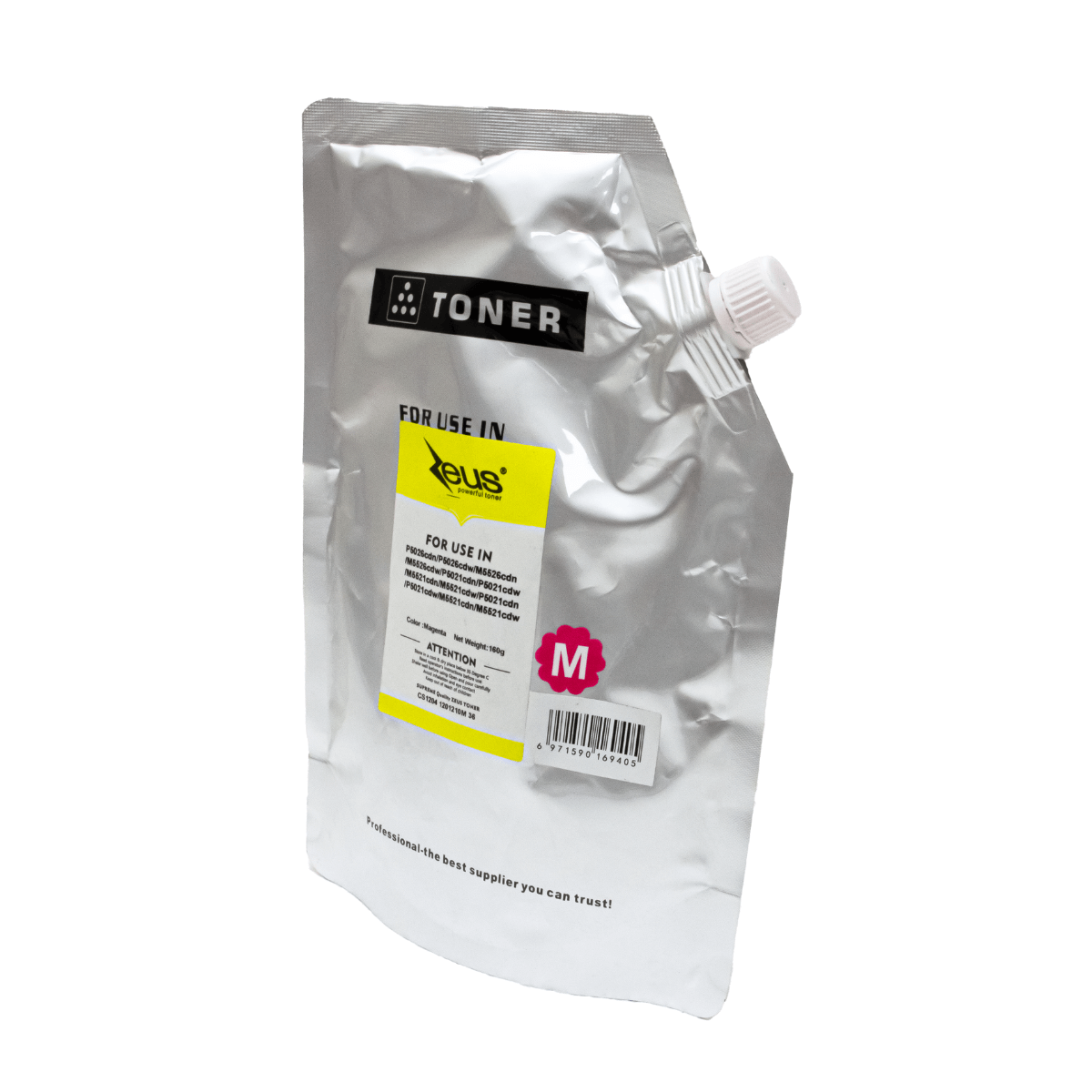 Refil de Toner Compatível Zeus TK5442 TK5242 Magenta p/ Kyocera - 160g
