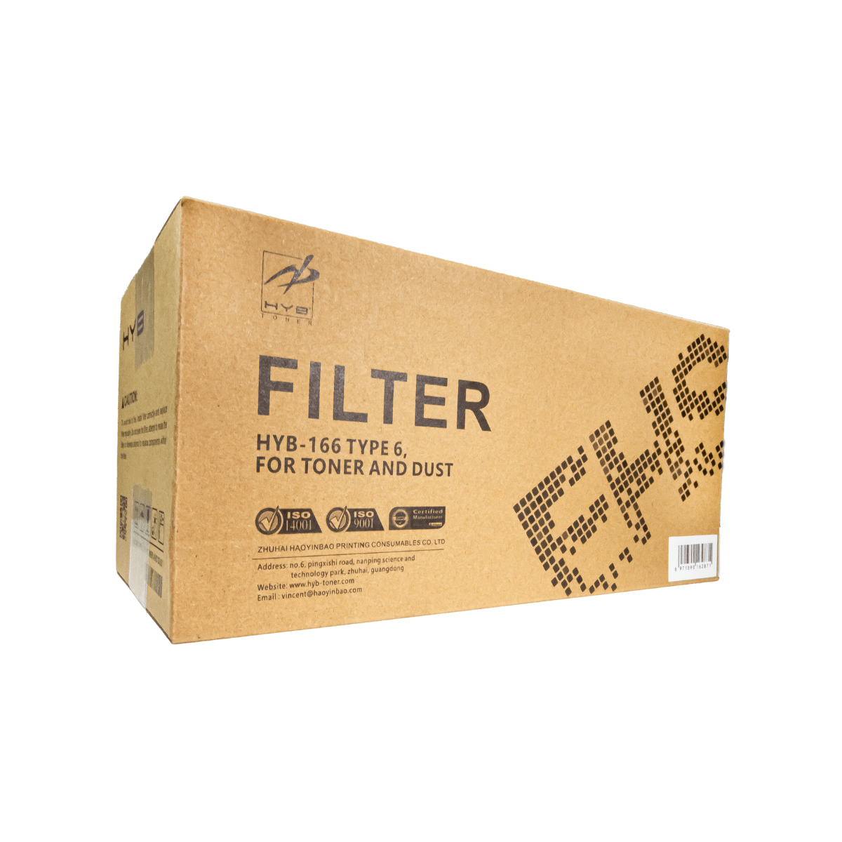 Filtro P/ Aspirador de Pó P/ Copiadora XC-168 XC-166 HYB (3M) - Zeus