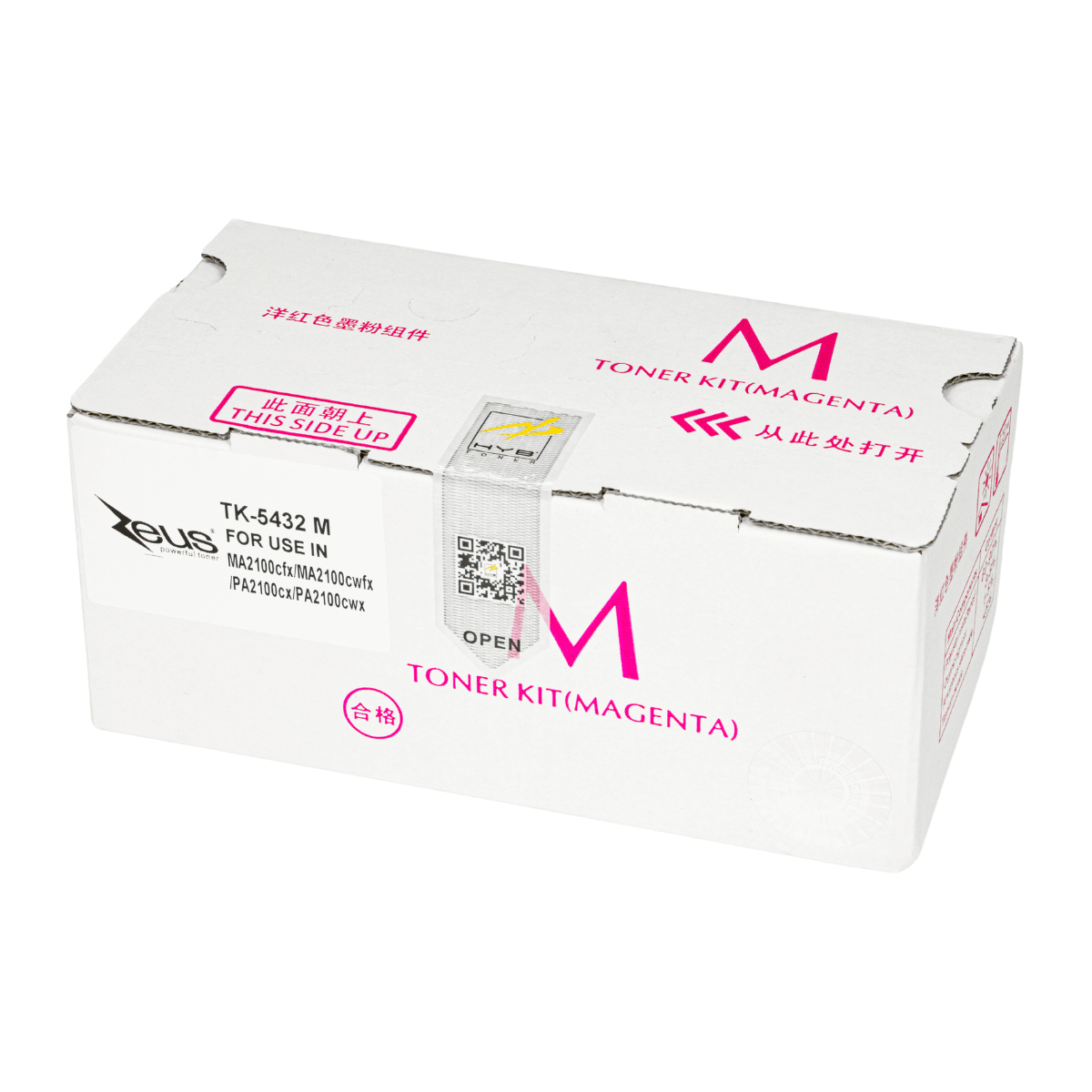 Cartucho de Toner P/ Kyocera TK5432 Magenta C/ Chip 1.25K - Zeus