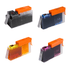 Kit 4x Cartucho de Tinta P/ HP 934XL 935XL CMYK C/ Chip - X-Full