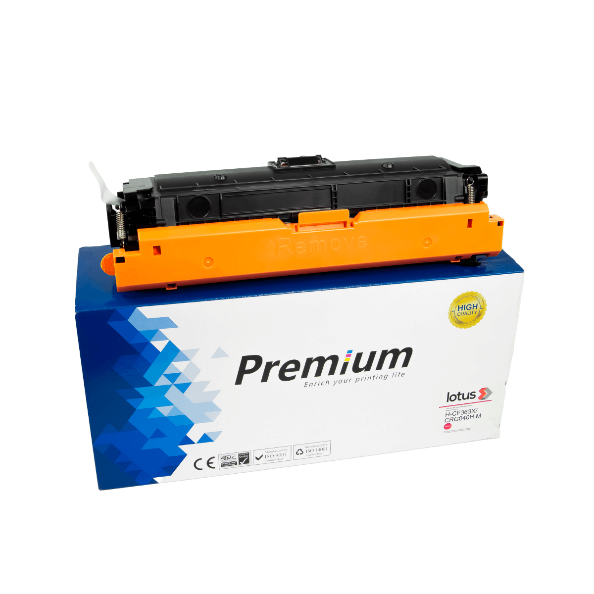 Cartucho de Toner P/ Canon Lbp710 040H/ Hp Cf363X Magenta C/ Chip - Lotus