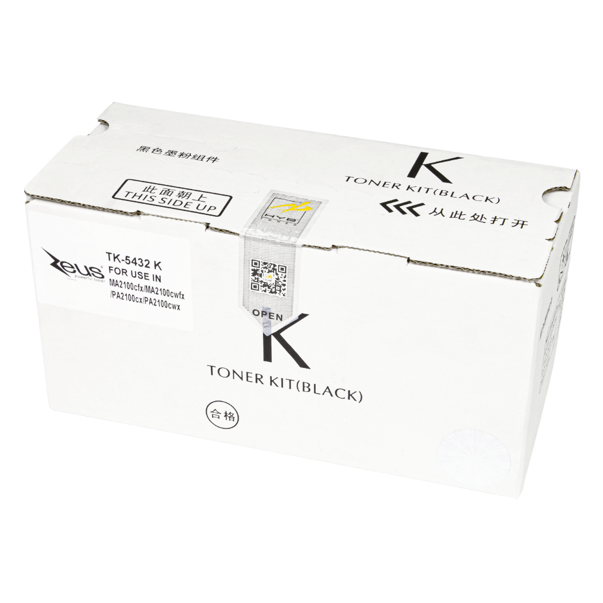 Cartucho de Toner P/ Kyocera TK5432 Preto C/ Chip 1.25K - Zeus