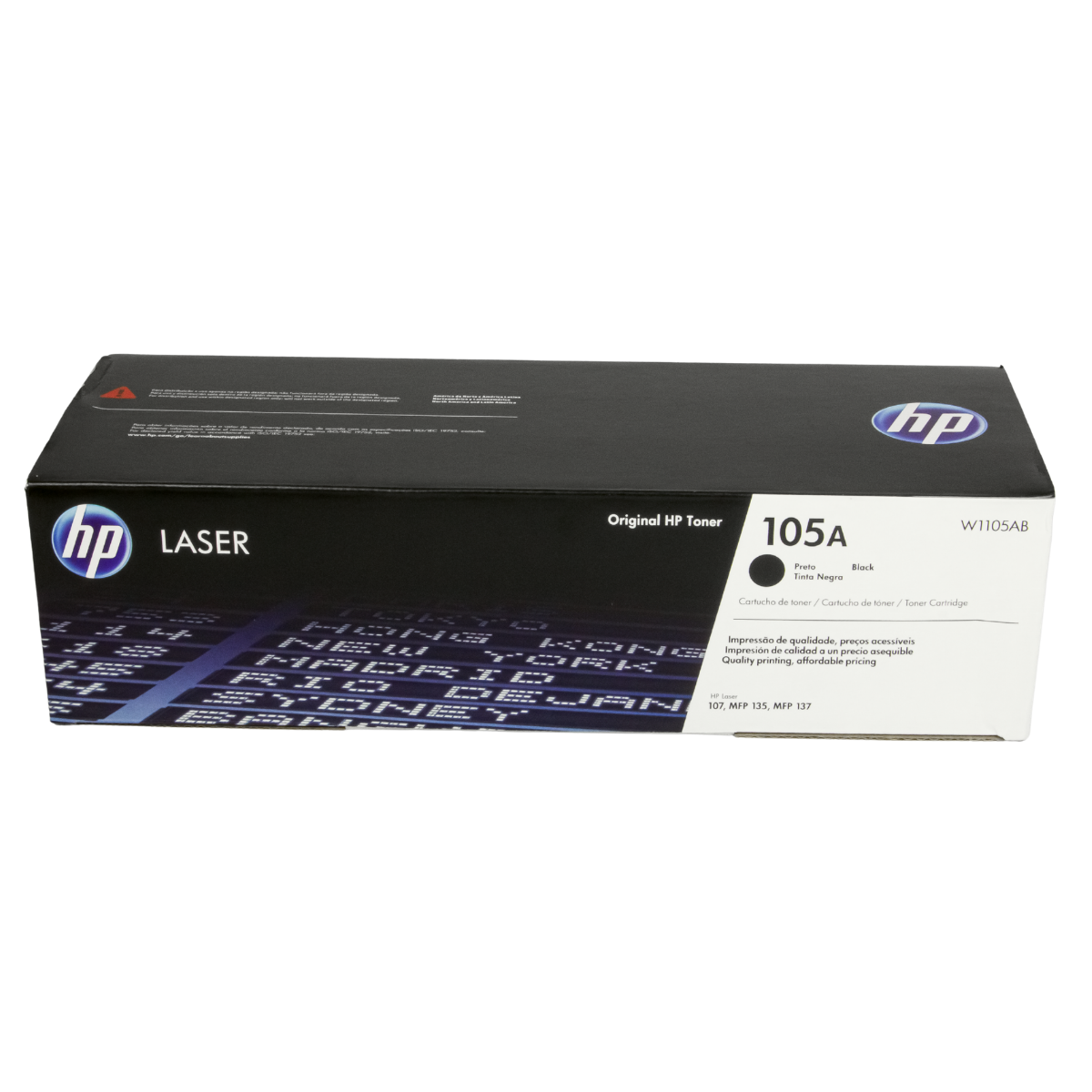 Cartucho de Toner HP 105A W1105AB Preto - Original