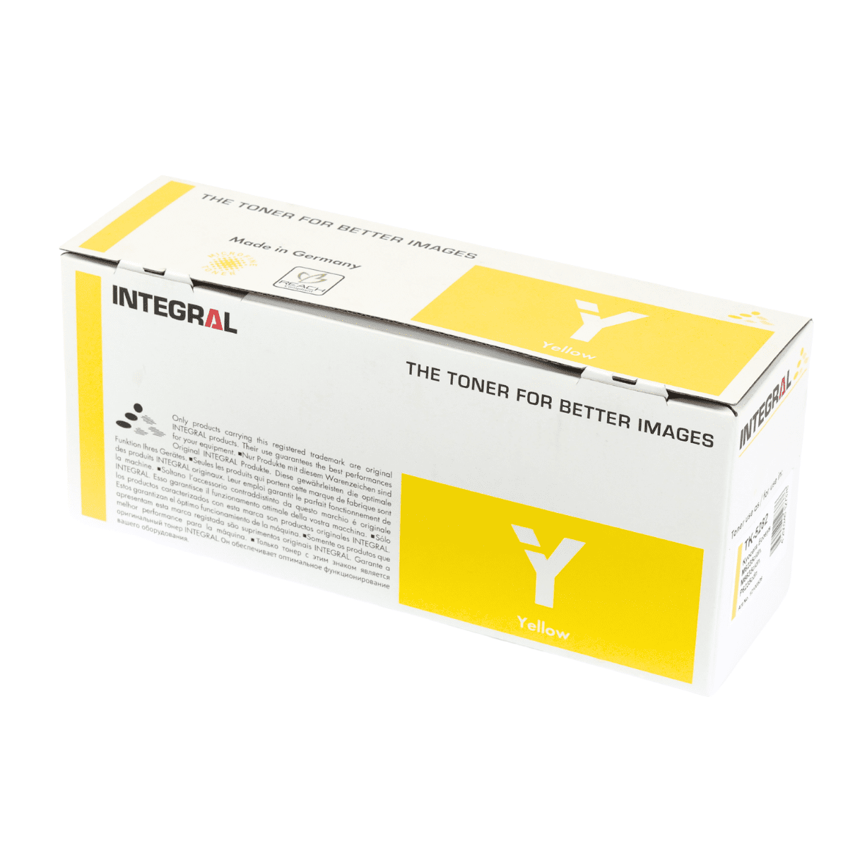 Cartucho de Toner P/ Kyocera TK5282 Amarelo, C/ Chip, 11K - Integral