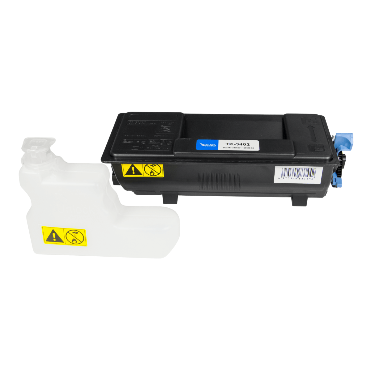 Cartucho de Toner P/ Kyocera TK3402 Preto C/ Chip 12.5K - Zeus