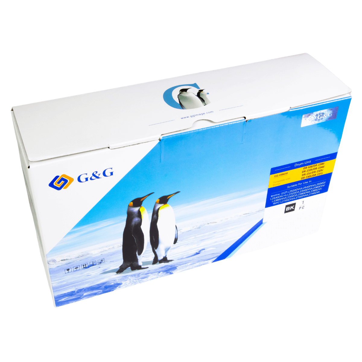 Cartucho de Cilindro P/ Brother DR2340 DR630 12K - G&G