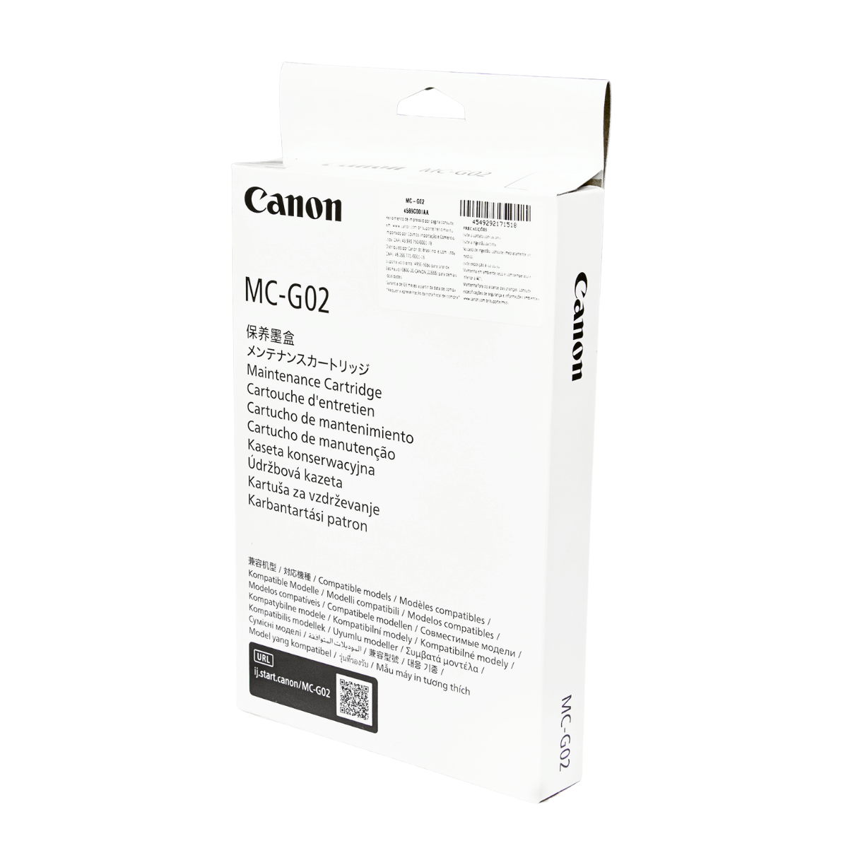 Cartucho de Manutenção Canon MC-G02 Para G2160 G3160 C/ Chip - Original