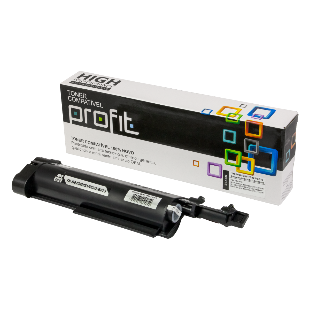Cartucho de Toner P/ Brother TNB021 TN-B021 2.6K - Profit