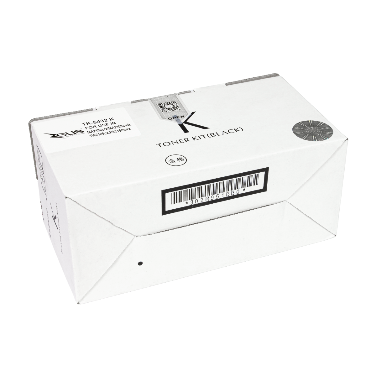 Cartucho de Toner P/ Kyocera TK5432 Preto C/ Chip 1.25K - Zeus