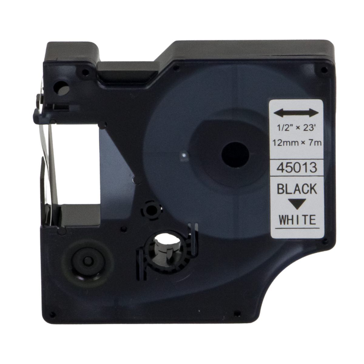 Fita P/ Rotulador Dymo  45013 12mm x 7m Black/ White - X-Full