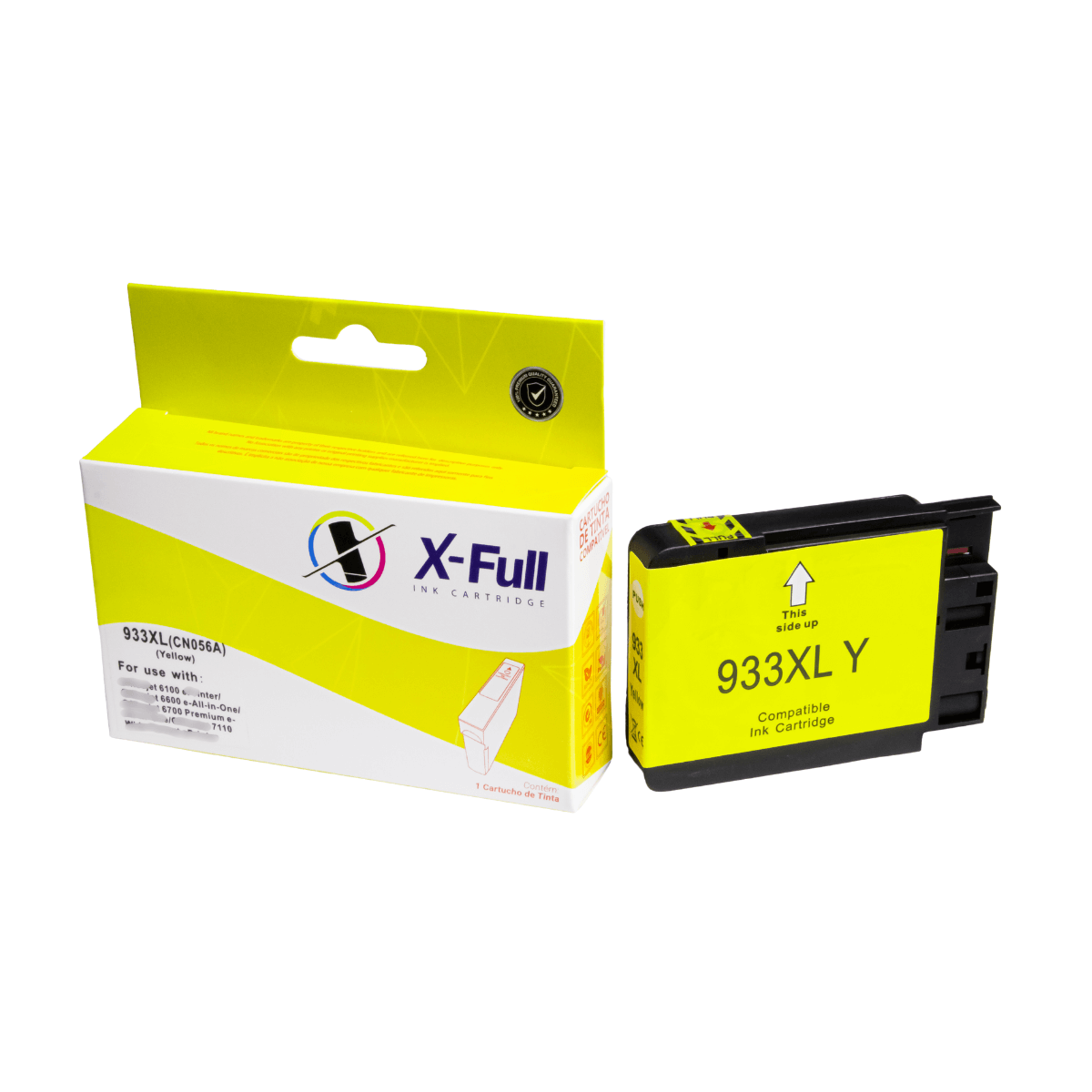 Cartucho de Tinta P/ HP 933XL 933 CN056A Amarelo C/ Chip 17ml - X-Full