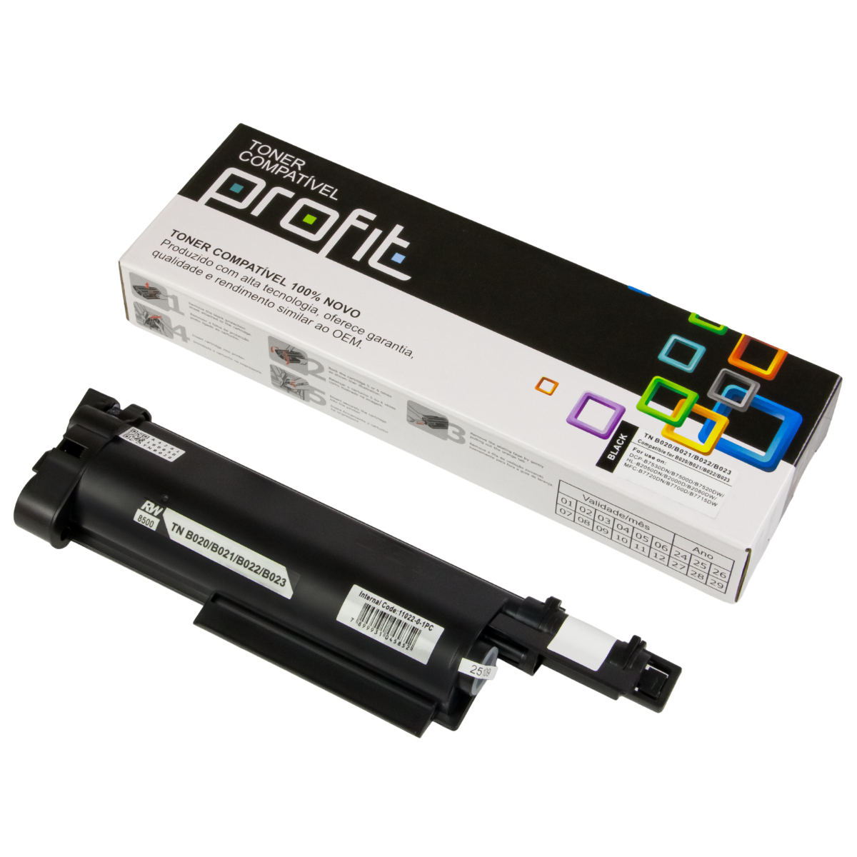 Cartucho de Toner P/ Brother TNB021 TN-B021 2.6K - Profit