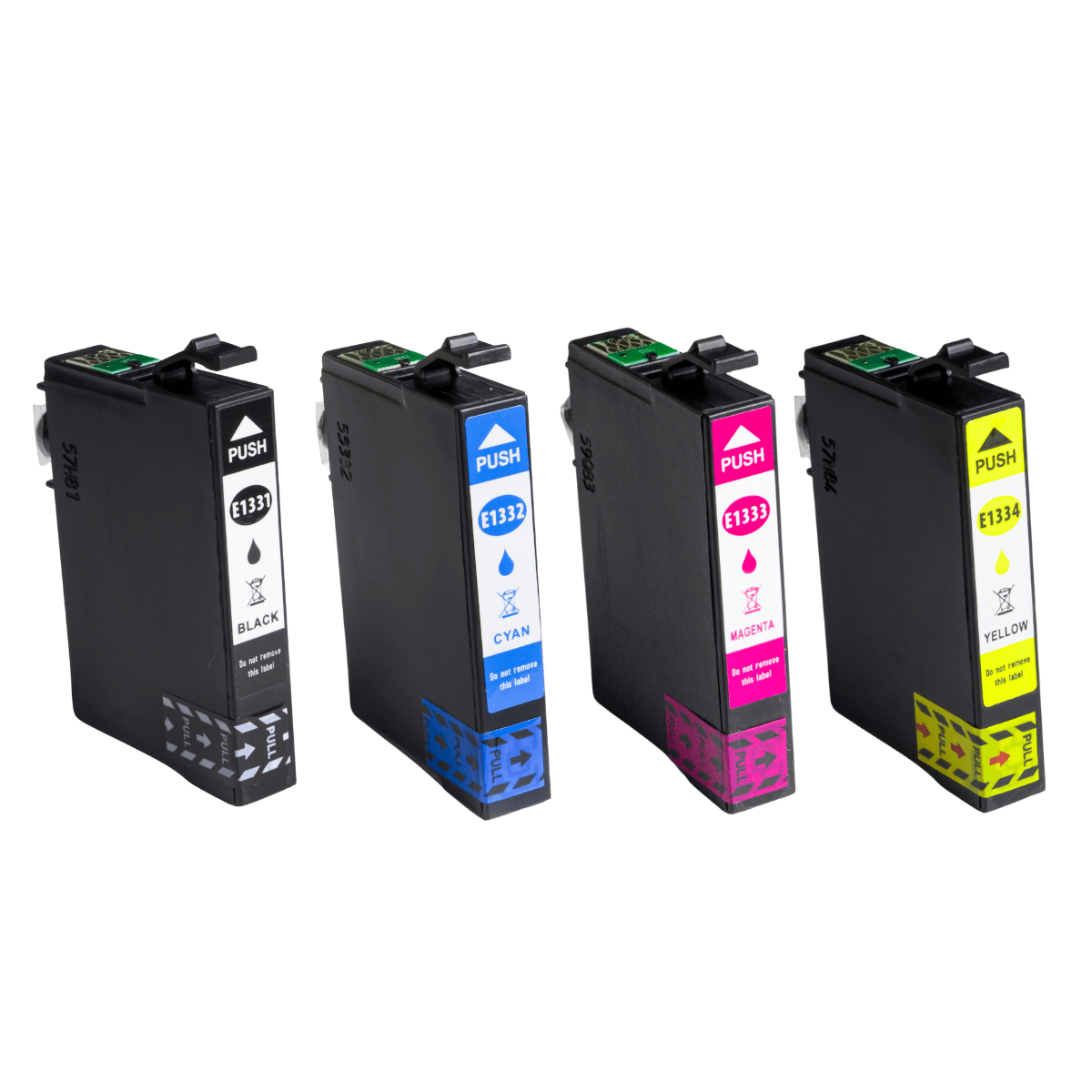 Kit 4x Cartucho de Tinta P/ Epson 1331 1332 1333 1334 TX123 TX135 CMYK Chip - X-Full