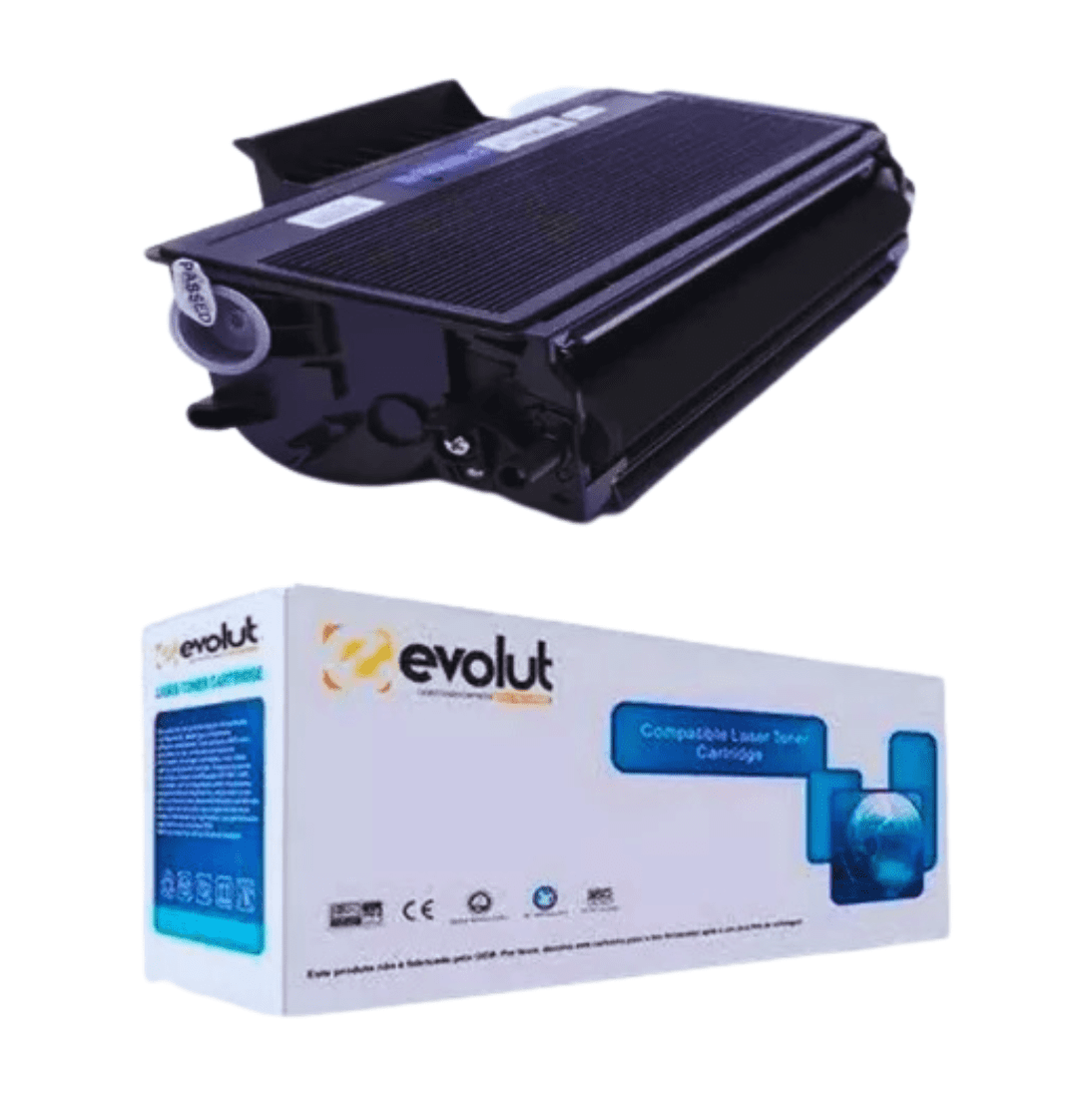 Cartucho de Toner Compatível Evolut TN580 P/ Brother HL5240