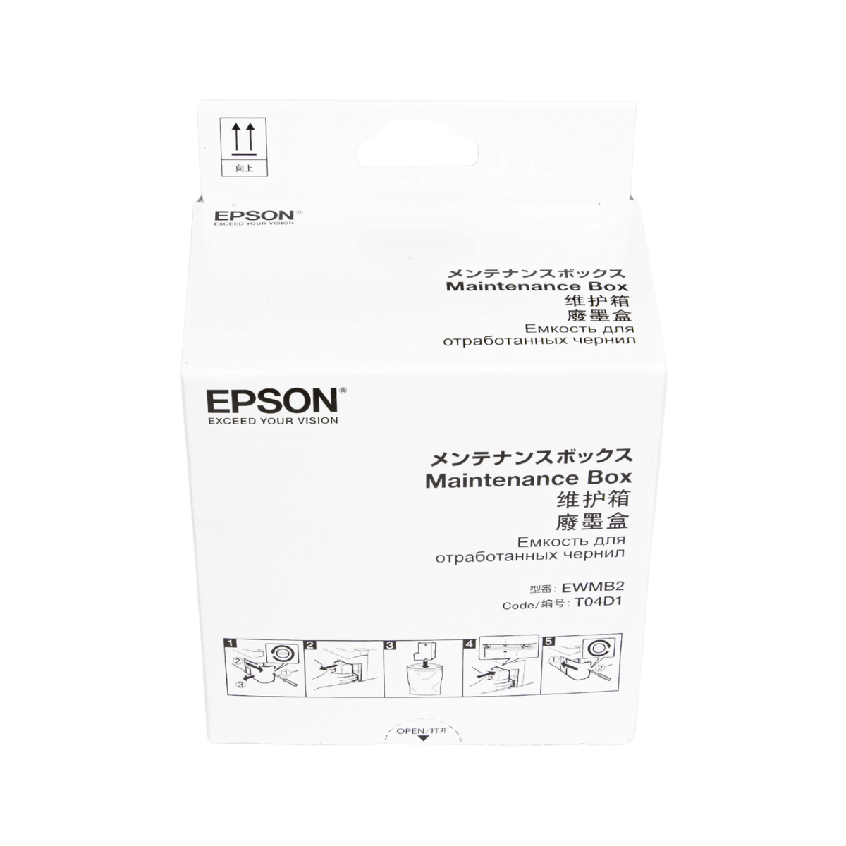 Cartucho de Manutenção Epson T04D100 L6161 L6191 M1180 M3180 C/ Chip 60K - Original