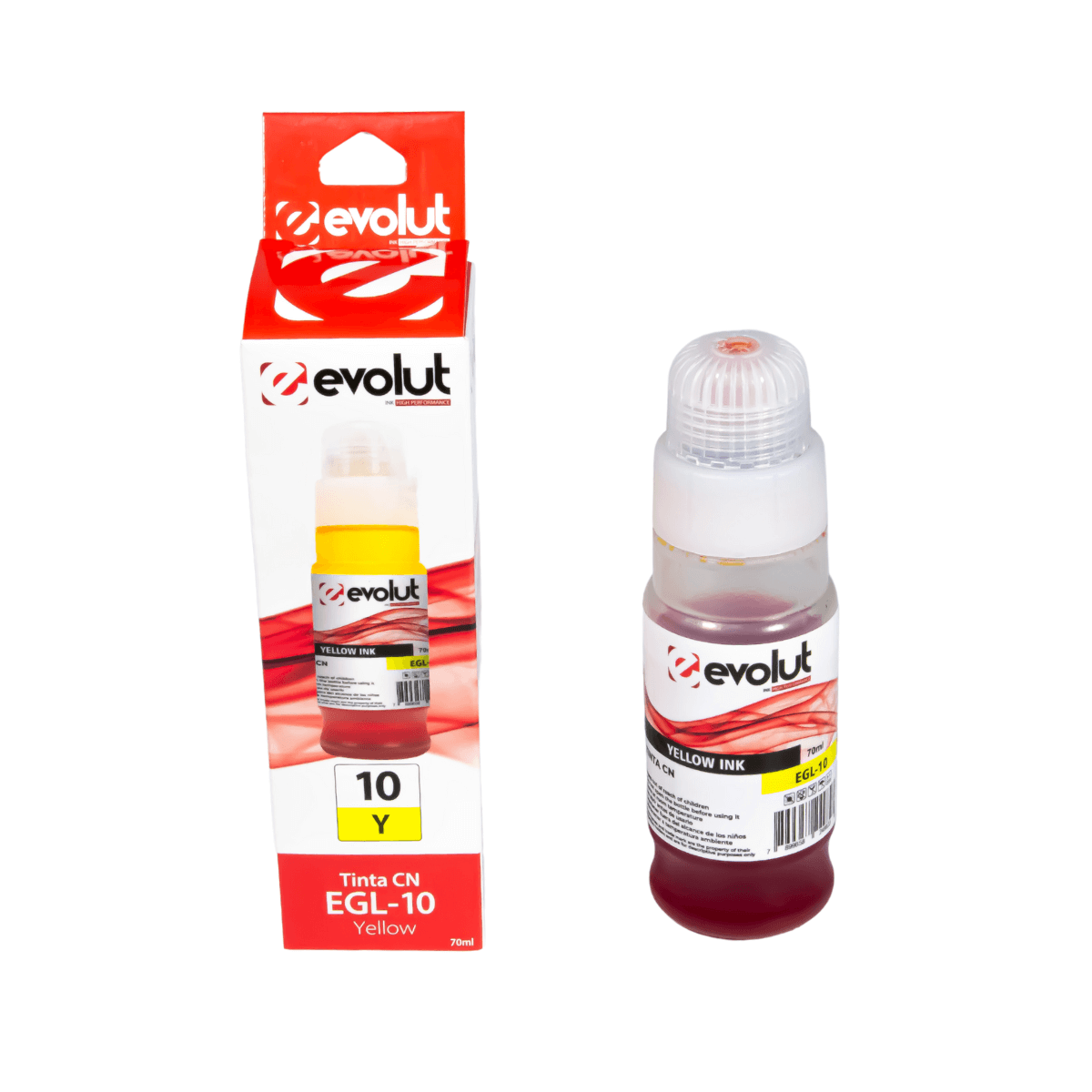 Refil de Tinta P/ Canon GX6010 GX7010 GI-16 Yellow Pigmentada (70ML) - Evolut