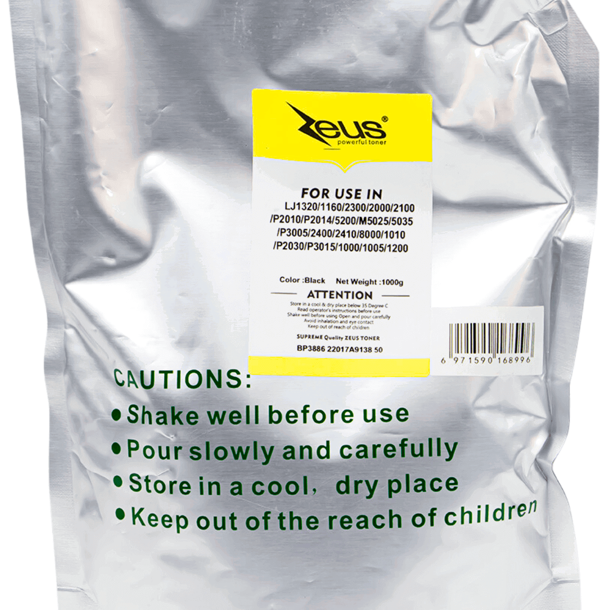 Refil de Toner Zeus Compatível P/ HP CE285A/435A HG220 - Black - 1kg