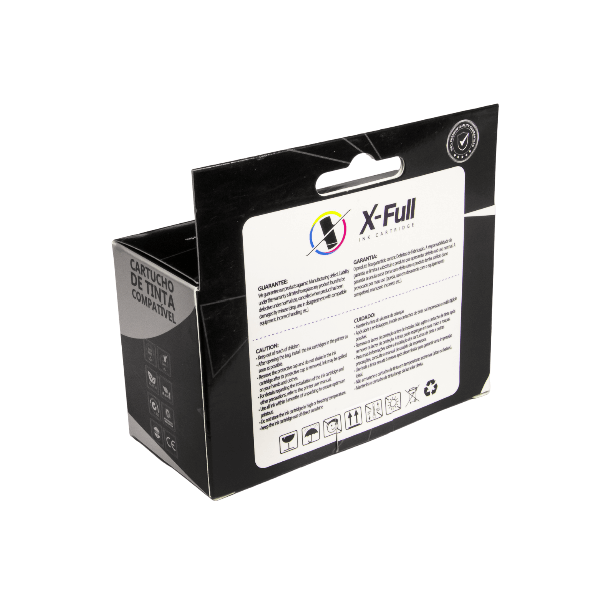 Cartucho de Tinta P/ HP 964XL 964 Preta Pigmentada C/ Chip 58ml - X-Full