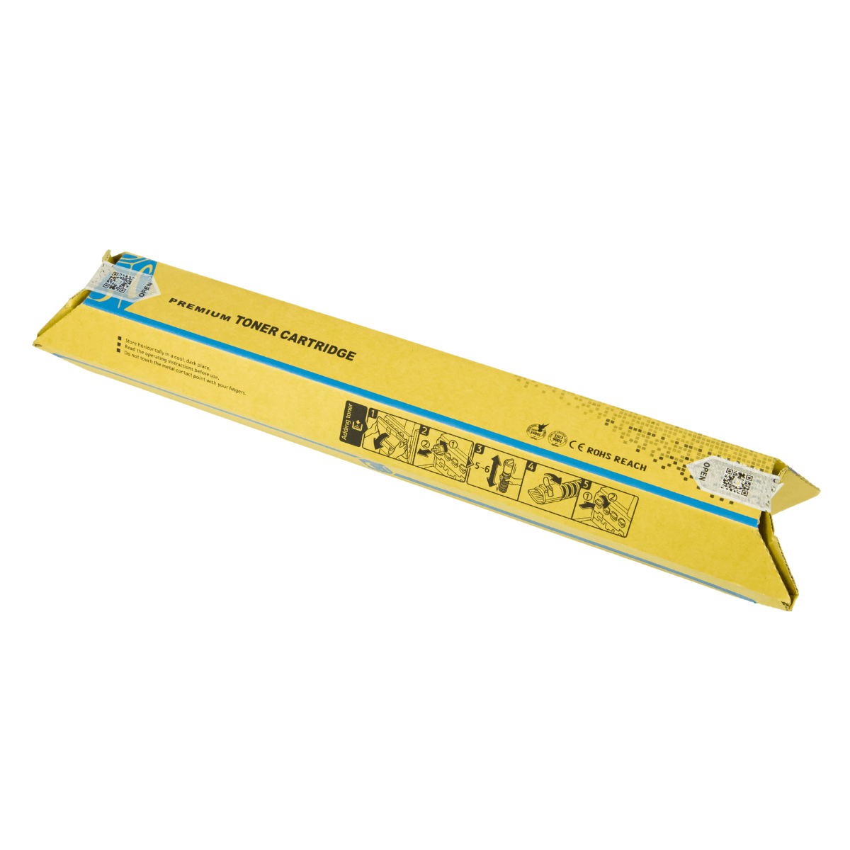 Cartucho de Toner Compatível Zeus Cyan p/ Ricoh MPC2551 C/ Chip - 9.5k
