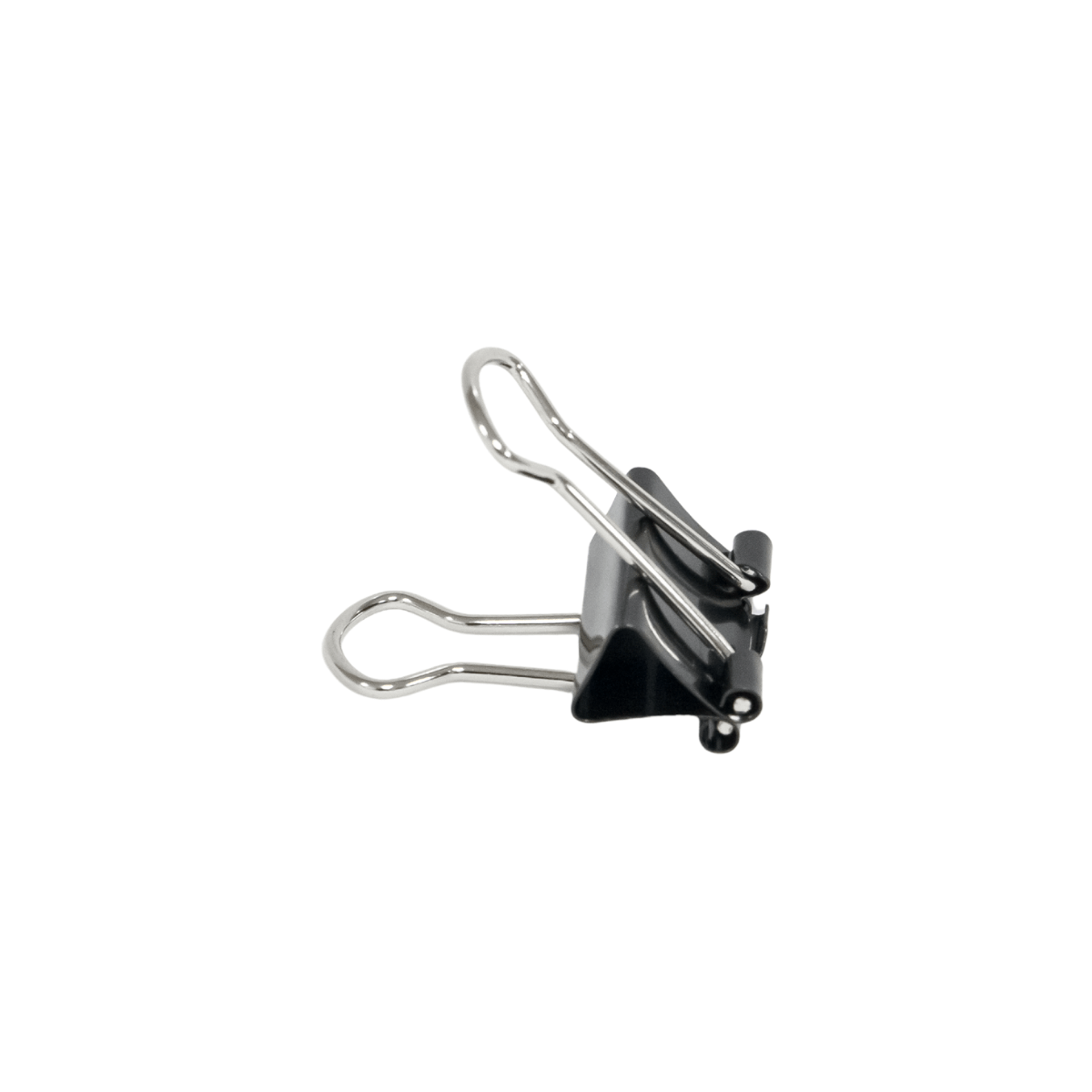 Clipes Para Papel Binder 19mm BRW- Pote c/40un - Preto