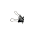 Clipes Para Papel Binder 19mm BRW- Pote c/40un - Preto