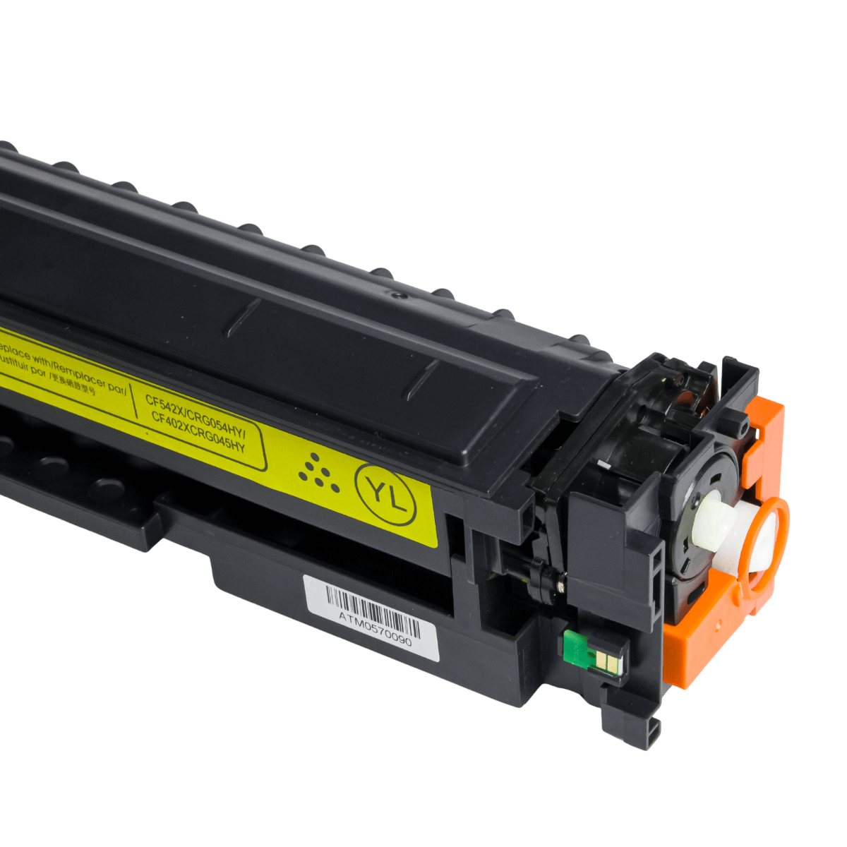 Cartucho de Toner P/ HP CF402X CF502X Canon CRG054 Amarelo C/ Chip 2.5K - Lotus