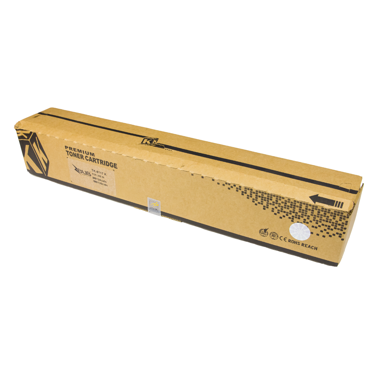 Toner Compatível Zeus TK8117 Black P/ Kyocera C/ Chip - 12K