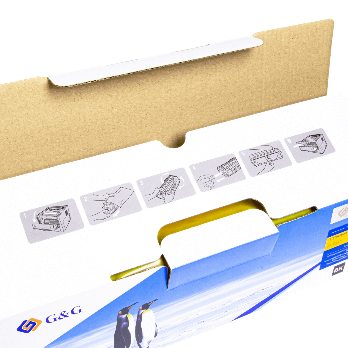 Cartucho de Toner P/ Canon MF644 HP CF400A CF500A Preto C/ Chip 1.5K - G&G