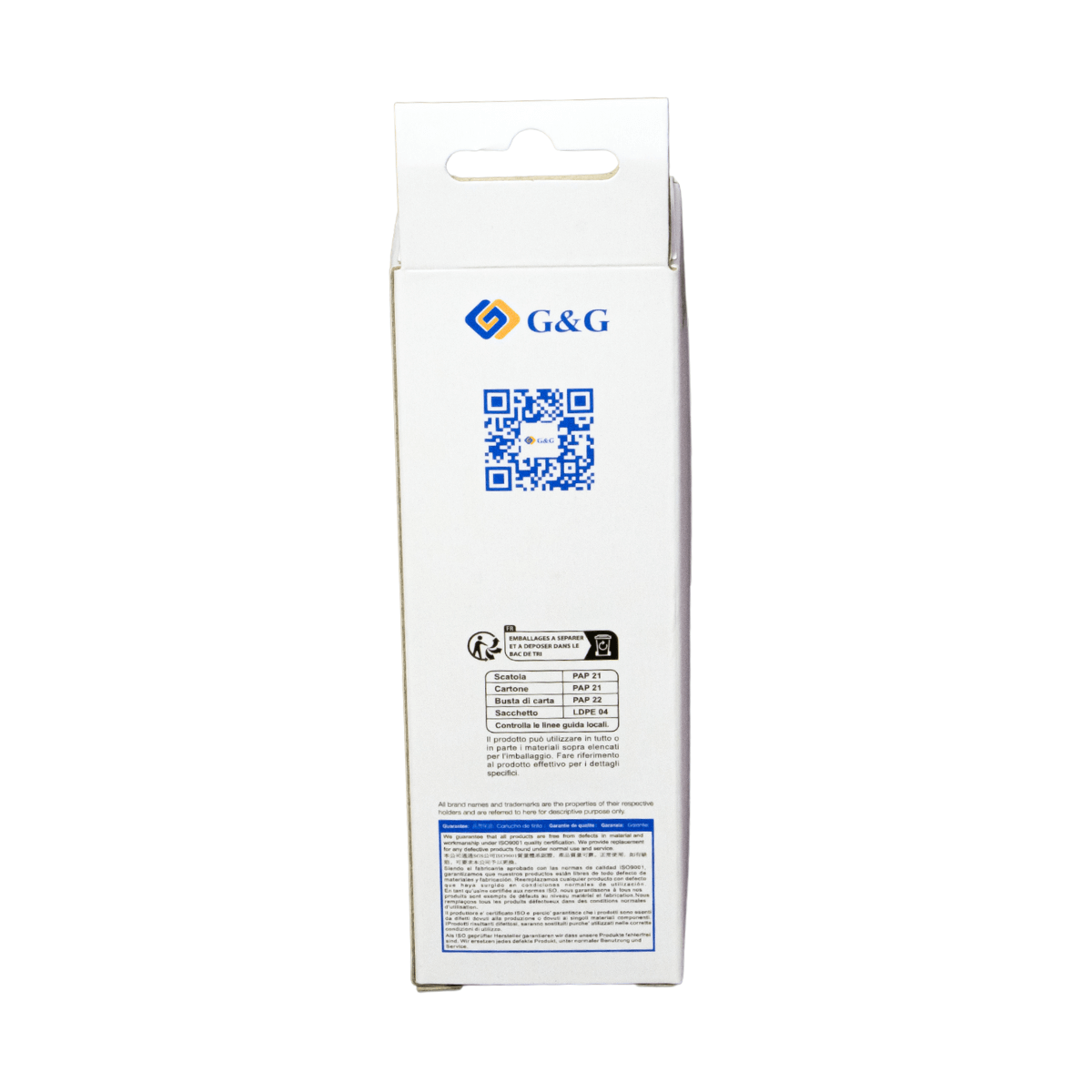Refil de Tinta P/ Canon GI-10S Ciano 7.7K 70ml (NC12-CUC) - G&G
